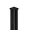 Nuvo Iron Legacy Collection 2in. x 2in. x 8' Iron Fence Post, Powder Coated Textured Black, 96in. Height SFPTB2296 - alternate 1